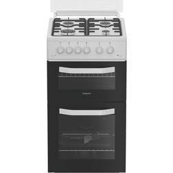 Hotpoint HTG5GCWL 50cm Gas Twin Cooker White