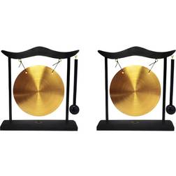 Mini Desktop Gong Instrument Cymbals Gong with Mallet
