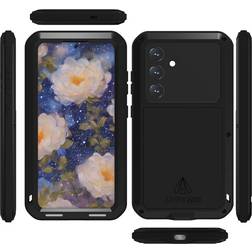 LOVE MEI Samsung Galaxy S25 Fodral Pansar Skydd Härdat Glas