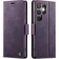 GANGXUN Retro Leather Wallet Case Samsung Galaxy S23 Ultra