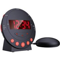 MTP Products TS-BC600 Højt Vibrerende Vækkeur 12 24 Timers Display