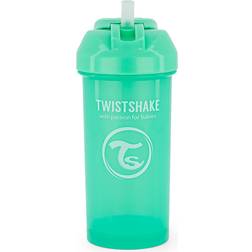 Twistshake Sugrörsflaska 360ml Green