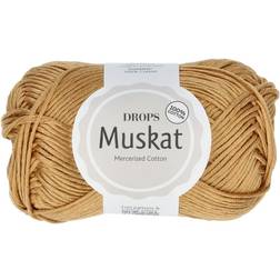 Drops Design Muskat Garn Uni Colour Mustard 100m