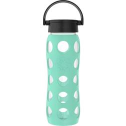 Lifefactory Vattenflaska Glas 650ml Sea Green