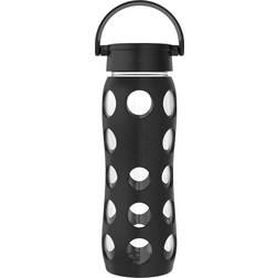 Lifefactory Vattenflaska Glas 650ml Onyx Black