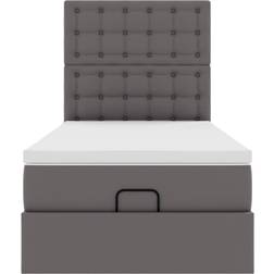 vidaXL Ottoman Gray Sängram 90x203cm