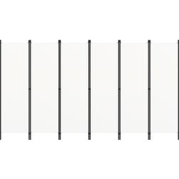 vidaXL 320727 White Room Divider 300x180cm
