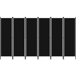 vidaXL 320730 Black Room Divider 300x180cm