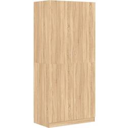 vidaXL Engineered Wood Sonoma Oak Wardrobe 90x200cm