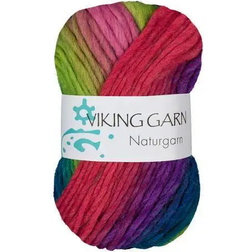 Viking of Norway Naturgarn Multi Grøn/Rosa 50m
