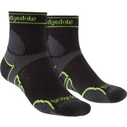 Bridgedale Men's Lightweight T2 Merino Sport 3/4 Crew Socks - Black
