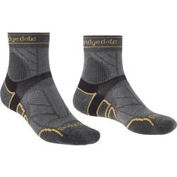 Bridgedale Men's Lightweight T2 Merino Sport 3/4 Crew Socks - Gunmetal