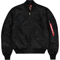 Alpha Industries MA 1 VF NASA Vintage Fit Bomber Jacket - All Black