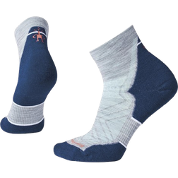 Smartwool Women's Run Targeted Cushion Ankle Socks - Light Gray