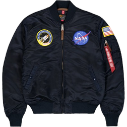 Alpha Industries MA 1 VF NASA Vintage Fit Bomber Jacket - Rep Blue