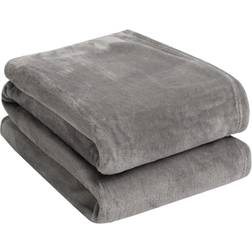 Brentfords Supersoft Blankets Grey (150x120cm)