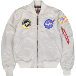 Alpha Industries MA 1 VF NASA Vintage Fit Bomber Jacket - Pastel Grey