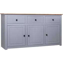 vidaXL Panama Range Grey Sideboard 135x80cm