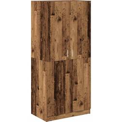 vidaXL Engineered Wood Old Wood Wardrobe 90x200cm