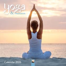 Flame Tree Publishing Yoga Meditation Wall Calendar 2026