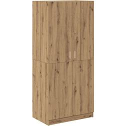 vidaXL Engineered Wood Artisan Oak Wardrobe 90x200cm