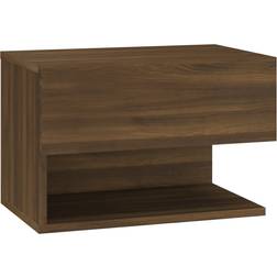 vidaXL 816950 Brown Oak Sengebord 29.5x46cm