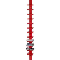 Källemo Pilaster Red Bokhylla 205cm