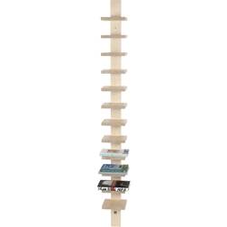 Källemo Pilaster Soaped Birch Bokhylla 205cm