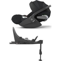 Cybex Cloud T i-Size Plus Sepia Black inklusive bundbeslag