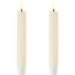 Uyuni 2 pack Ivory LED Candle 15cm 2pcs