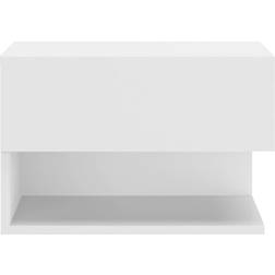vidaXL 810953 White Sängbord 29.5x46cm