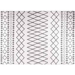 vidaXL Washable Vit, Svart 120x180cm