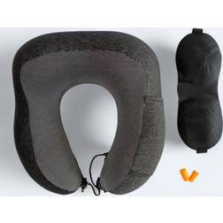 JourneyLife Memory Foam Nackkudde Svart (28x25cm)