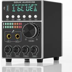 Douk Audio Bluetooth Karaoke Power Amplifier Receiver