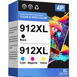 Gureef Ink Cartridges Replacement OfficeJet Pro 8022 8023 8024 8025 - HP 912 XL