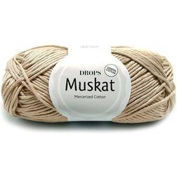 Drops Design Muskat Uni Colour Light Beige 100m