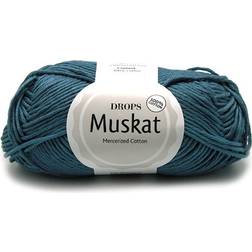 Drops Design Muskat Uni Colour Denim Blue 100m