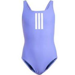 adidas Kid's 3-Stripes Swimsuit - Cobalt Blue/White (JG8480)