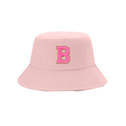 Shein 1pc Kids Y2K Style 26 Letter Pattern Fashion Bucket Hat, Versatile Sun Hat For Baby Girls, Suitable For Spring, Summer, Casual Wear, Outdoor, School, Gift