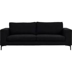 Venture Design Bolero Black Sofa 215cm 3 personers