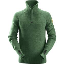 Snickers Workwear ½ Zip Wool Sweater - Forest Green