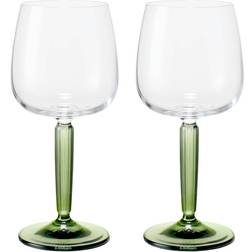 Kähler Hammershøi Green White Wine Glass 35cl 2pcs