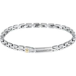 Maserati Iconic Bracelet - Silver/Gold/Transparent