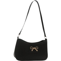 Shein Elegant Crescent-Shaped Underarm Shoulder Bag For Women, Chic Casual Fashion, Solid Color Underarm Bag