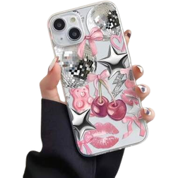 Shein Retro Patchwork Pattern Case for iPhone 16