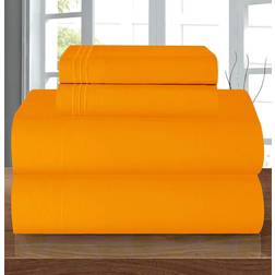 Elegant Comfort Luxury Soft Underlakan Orange (259.1x228.6cm)