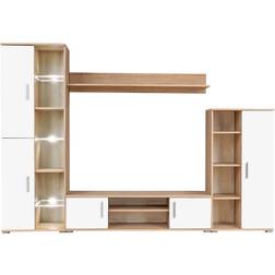 vidaXL 246030 Sonoma Oak/White TV Bench 260x180cm