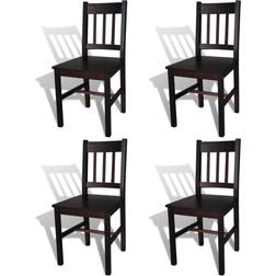 vidaXL 241517 Dark Brown Kitchen Chair 86cm 4pcs