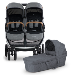 Crescent Barnvagnar Duo Lightway Grey Melange