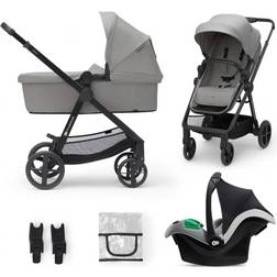 Kinderkraft Kinderwagen Newly 3 in 1 Pro Classic Black